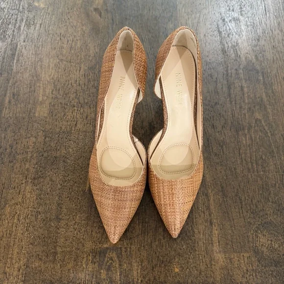 Nine West Woven Pointed-Toe Heels – Size 6.5‎ - Picture 3 of 9